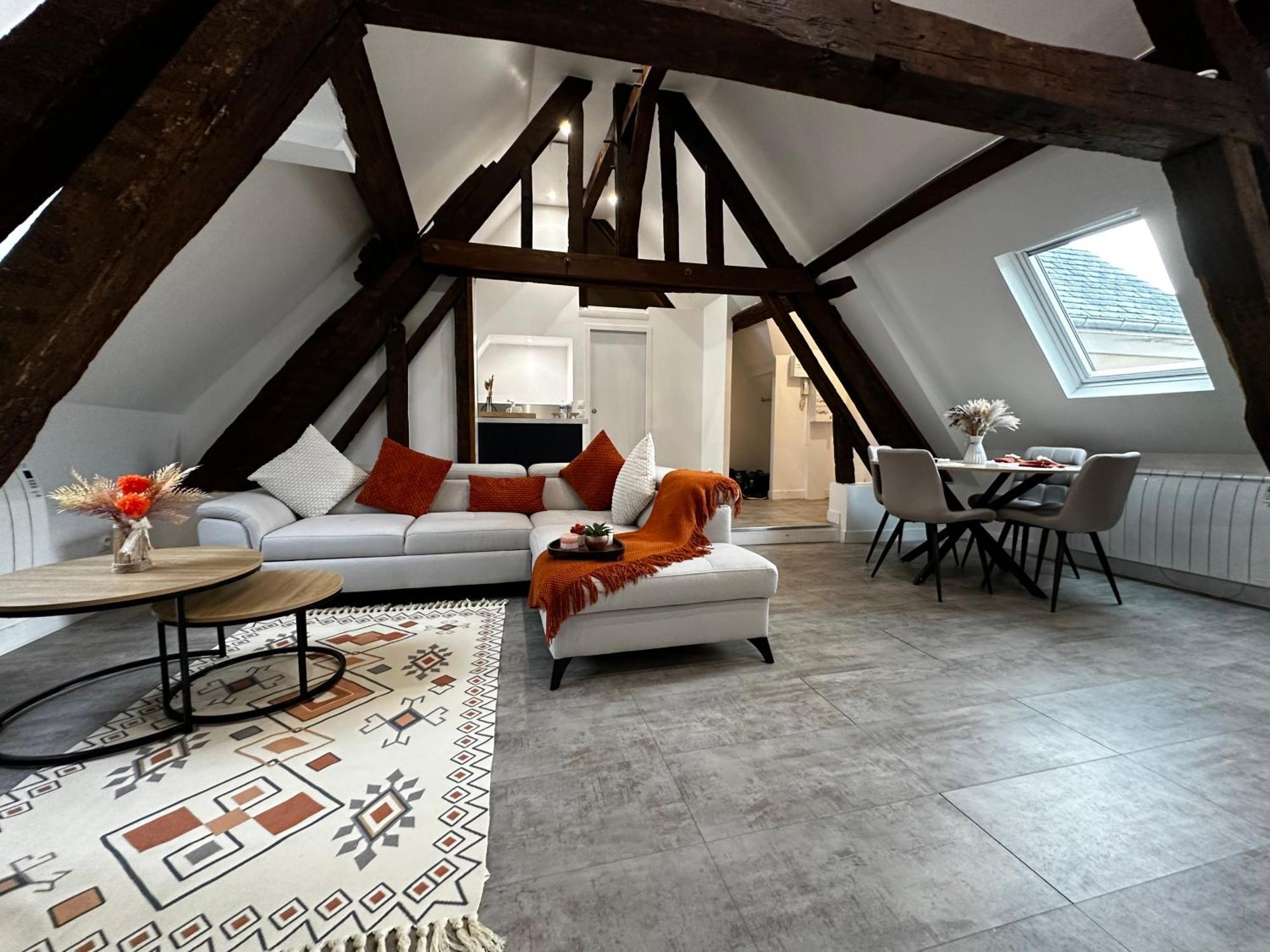 Charme, Poutres Et Elegance Apartment Chartres Bagian luar foto